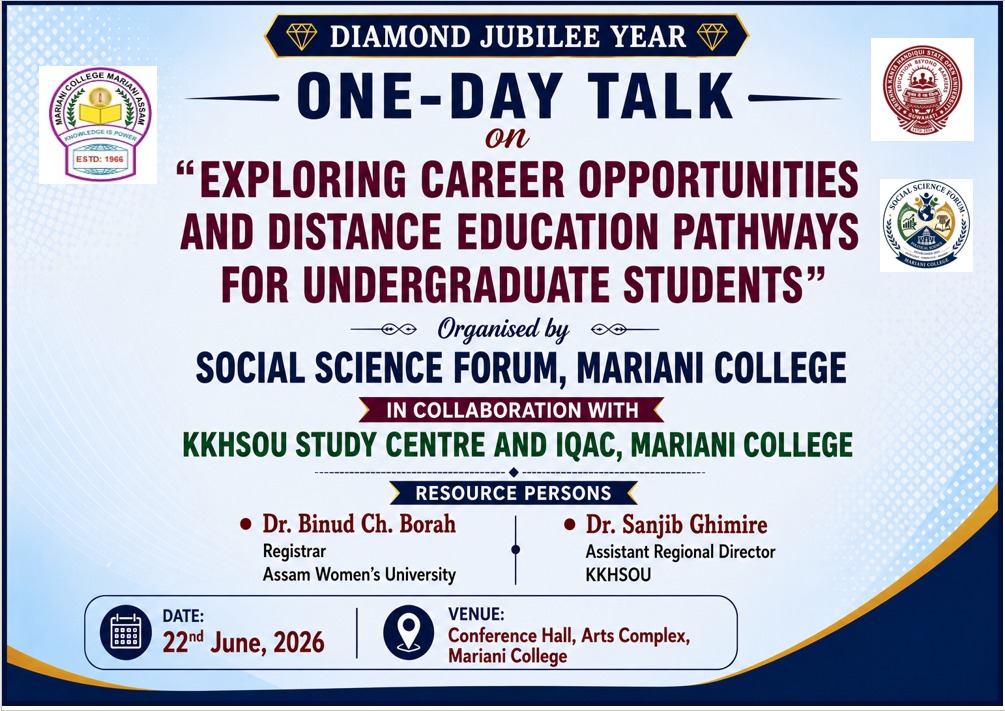 One Day talk on 